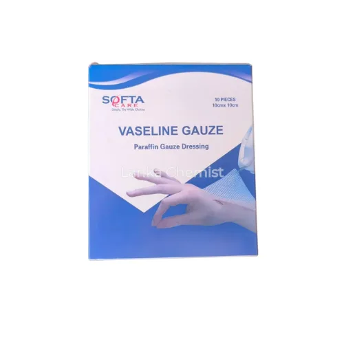Vaseline Gauze 10cm x 10cm 10s other by Softa Care
