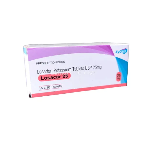 Losacar 25mg 25mg tablet by Zydus