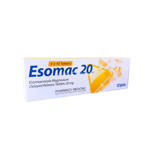 Esomac 20mg 20mg tablet by Cipla Ltd