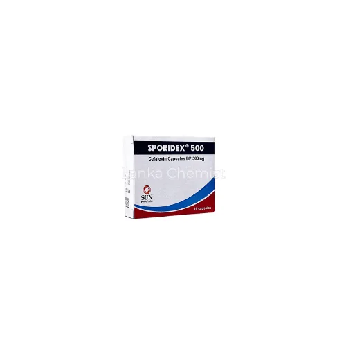 Sporidex 500mg 500mg capsule by Sun Pharma