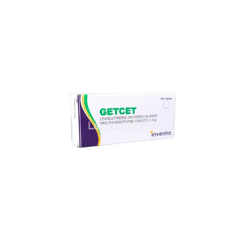Getcet 5mg 5mg tablet by Inventia Healthcare