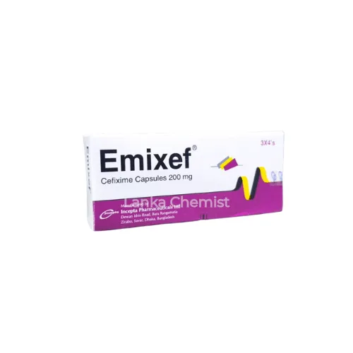 Emixef 200mg 200mg capsule by Incepta Pharmaceuticals