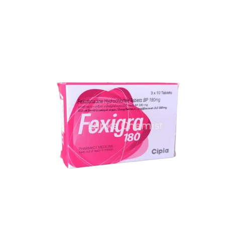 Fexigra 180mg 180mg tablet by Cipla Ltd