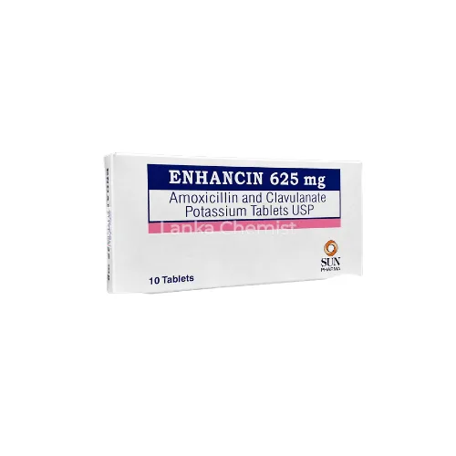 Enhancin 625mg 625mg tablet by Sun Pharma