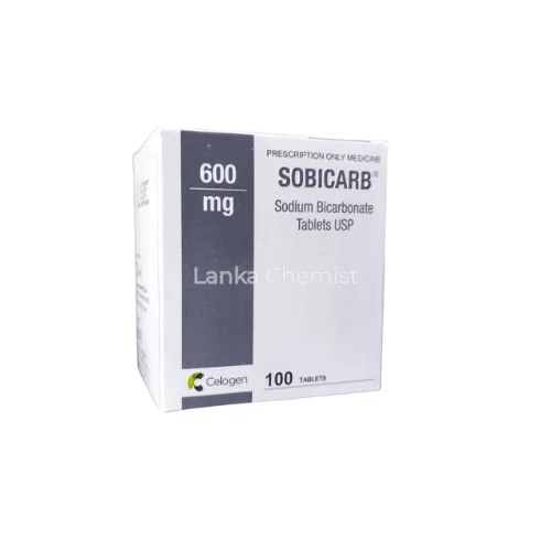 Sobicarb 600mg 600mg tablet by Celogen Lanka