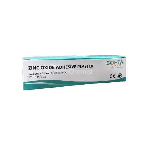 Zinc Oxide Plaster 1/2" x 5Y (Softa) 1/2"x5Y other by Softa Care