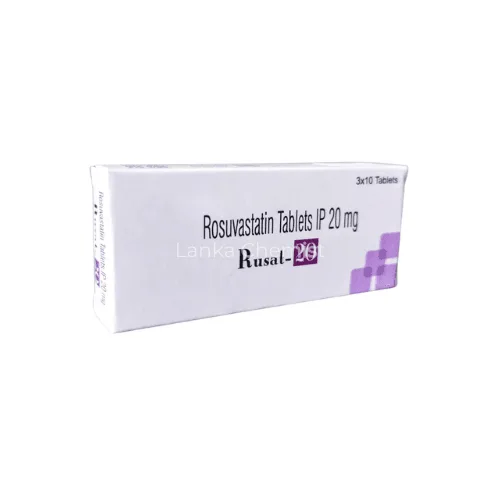 Rusat 20mg 20mg tablet by Madras Pharmaceuticals