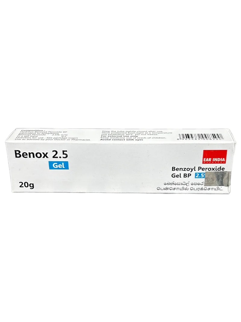 Benox 2.5% Gel Benox 2.5% Gel 20g